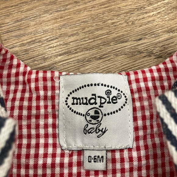 Mudpie Stripe Shortalls Football Basketball Baseball Soccer Sports 0-6m - Picture 11 of 12